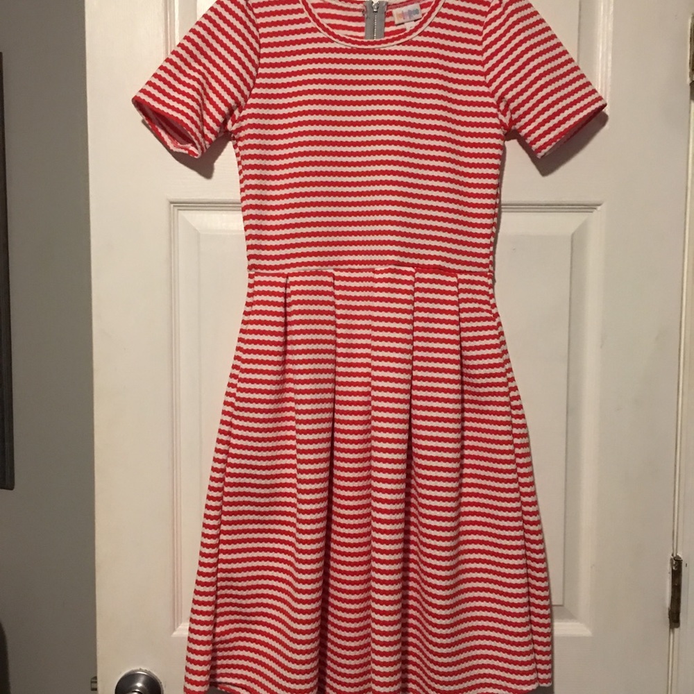 Lula Roe striped amelia dress